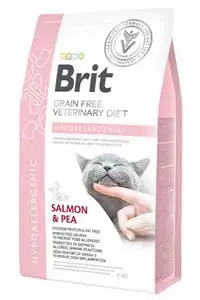 Brit Veterinary Diet Hypoallergenic Tahılsız Somonlu Kedi Mamas 2kg