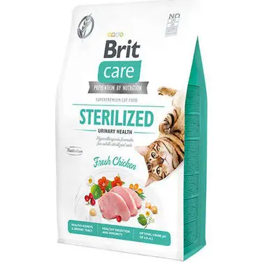 Brit Care Tahılsız Kısır Kedi Maması Tavuklu 2kg